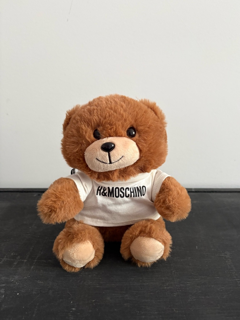 Rare H&M MOSCHINO Brown Plush Bear with White Logo Tee Phone Case